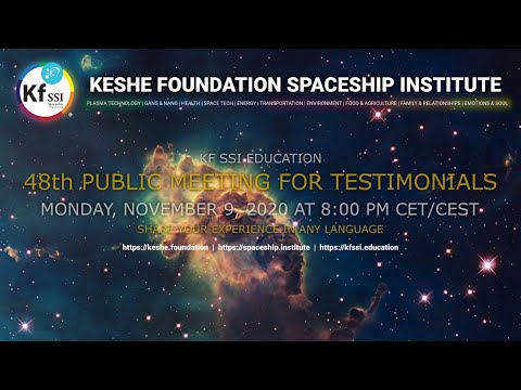 48th Public Meeting for Testimonials; November 11, 2020