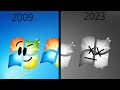 Evolution Of Windows 7 2009 2024 Windows BFDI