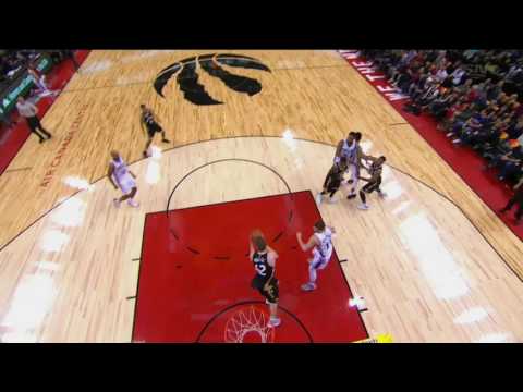 Raptors Highlights: Powell Finds Poeltl - April 2, 2017