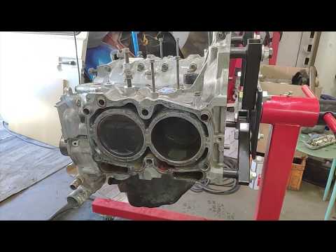 Subaru Ej22 Engine Rebuild: Teardown and Cleaning Part 1 (Time-Lapse)