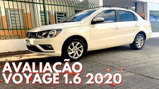 AVALIAÇÃO VOLKSWAGEN VOYAGE 1.6 2020 - BOA OPÇÃO DE CARRO PARA APLICATIVO