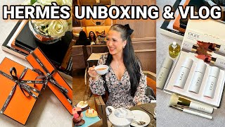 HERMES UNBOXING + HUGE SUMMER COLLECTIVE HAUL 💗 | day in the life vlog