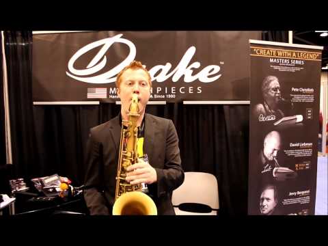 Drake Mouthpiece Artist Adam Larson playing his NY JAZZ Tenor 8 Saxophone Mouthpiece