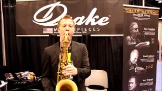 Drake Mouthpiece Artist Adam Larson playing his NY JAZZ Tenor 8 Saxophone Mouthpiece