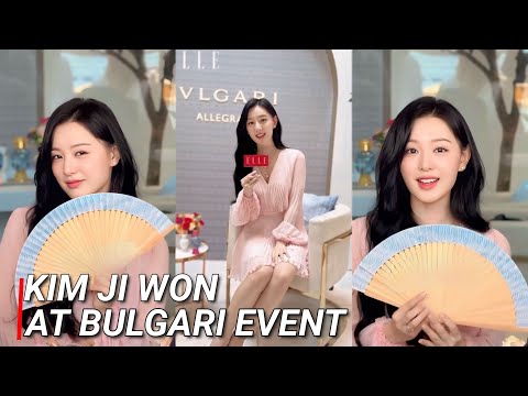 김지원 Kim Ji Won Full interview At Bulgari Event in Singapore 240514