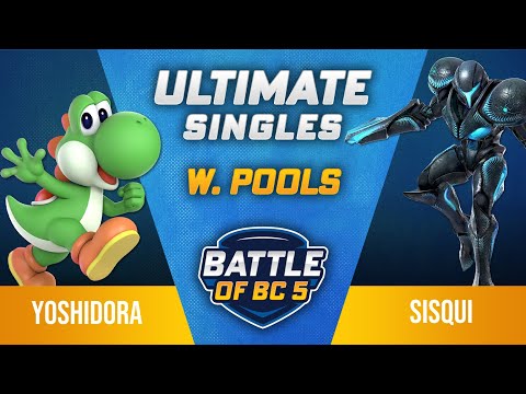 Yoshidora (Yoshi) vs Sisqui (Dark Samus) - Ultimate Singles Winners Top 32 - Battle of BC 5