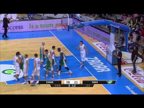 ABA Liga 2014/15, Round 10 match: Zadar - Krka (29.11.2014)