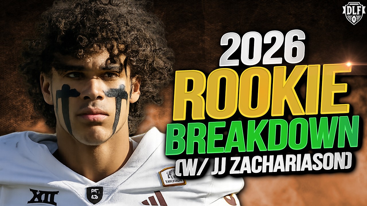 JJ Zachariason Analyzes the 2026 Rookie Class (& My Model)