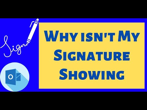 Why isn't My Signature Showing in Outlook? [Problem Solved ✅]