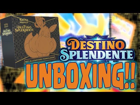 SPACCHETTIAMO IL SET ALLENATORE FUORICLASSE POKEMON DESTINO SPLENDENTE ! Cerchiamo I Pokemon Shiny