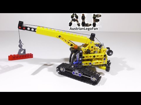 Vidéo LEGO Technic 9391 : La grue sur chenilles