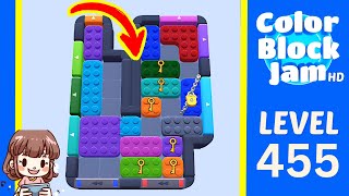 Solution du Niveau 455 de Color Block Jam