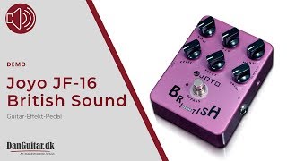 Video thumbnail for Joyo JF-16 British Sound Guitar-Effekt-Pedal fra DanGuitar.dk by DanGuitarDK