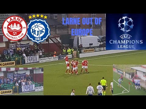 LARNE VS HJK HELSINKI CHAMPIONS LEAGUE VLOG