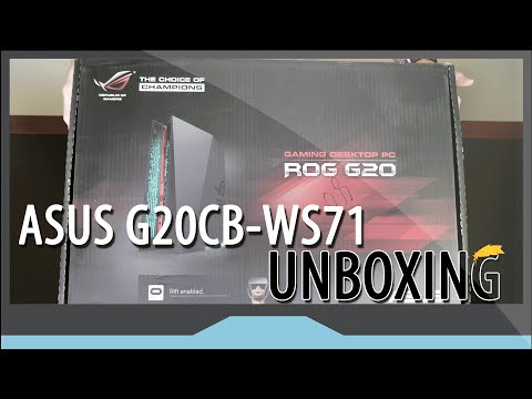 Oculus Ready ASUS ROG G20CB-WS71 Unboxing Video (4K UHD!!)