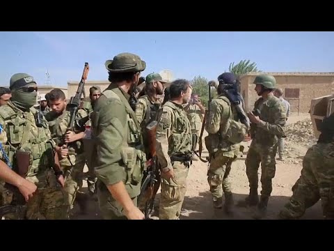 شاهد تقدم مقاتلي المعارضة السورية المسلحة نحو تل أبيض