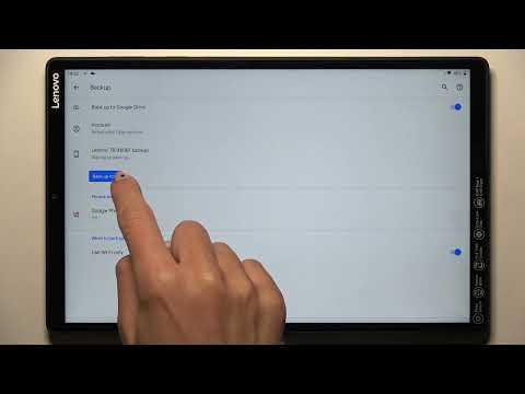 LENOVO TAB M10+ Google Backup