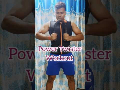 Power Twister Workout | Power Twister Chest And Arm Workout #shortsfeed #chestworkout