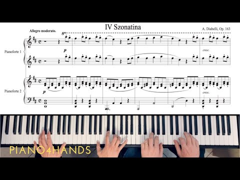 A. Diabelli - Sonatina No.4 in D major op. 163 (Piano 4 Hands)