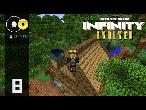 Minecraft Hypermine FTB: Infinity Evolved  | Resonant Solar Panel | E08