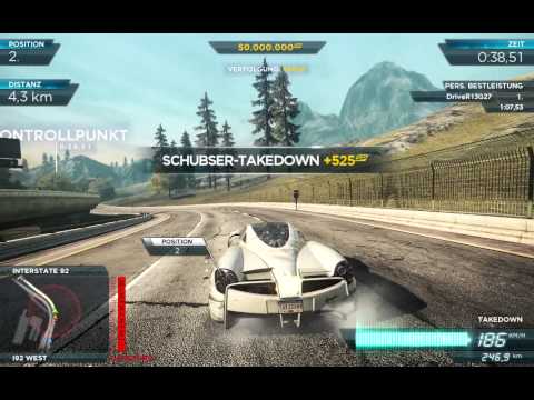 NFS Most Wanted 2012: Pagani Huayra - Trail Blazer (#374)