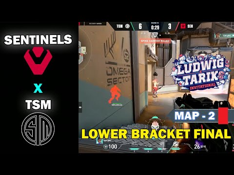 Winner To Grand Final - Sentinels vs TSM | Map - 2 |Ludwig x Tarik Invitational |Lower Bracket Final