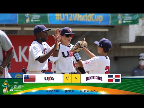 Highlights: 🇩🇴 Dominican Rep. vs USA 🇺🇸 - WBSC U-12 Baseball World Cup