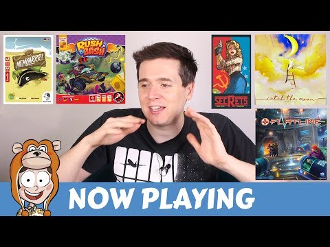 Now Playing: Catch The Moon, Memoarrr!, Rush & Bash, Flatline, Secrets