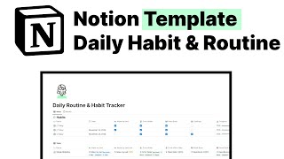 How to Use the Notion Daily Routine & Habits Tracker Template | Step-by-Step Tutorial