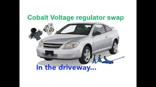 Chevy Cobalt Detailed Voltage Regulator Replacement in the Driveway