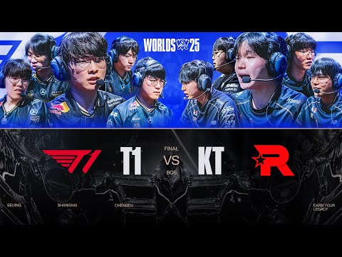 T1 vs KT ROLSTER - WIELKI FINAŁ WORLDS 2025