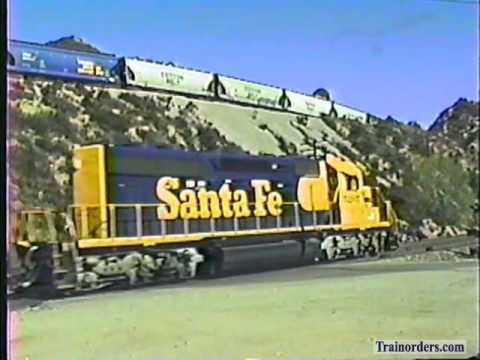 Classic Railroad Series 646 - Santa Fe and Southern Pacific on Cajon Pass October 23, 1993