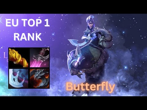 EU Top 1 Rank Butterfly Luna Takes on Yatoro Juggernaut: Dota 2 Showdown! 12k MMR match !!!