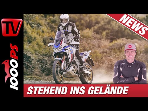 Warum stehend Offroad fahren - Fahrtechnik Gelände mit Enduro und Reiseenduro