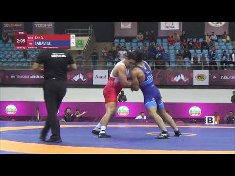 GOLD GR - 97 kg: S. LEE (KOR) v. M. SARAVI (IRI)