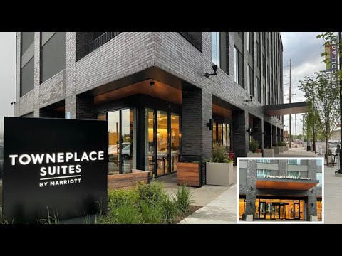 Towneplace Suites by Marriott | King Bed Room Tour with Kitchen | Downtown Nashville, Tennessee