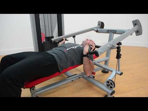 P 141 Atlantis Lying Converging Chest Press 3