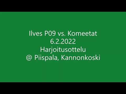 Ilves P09 edustus vs  Komeetat 6 2 2022