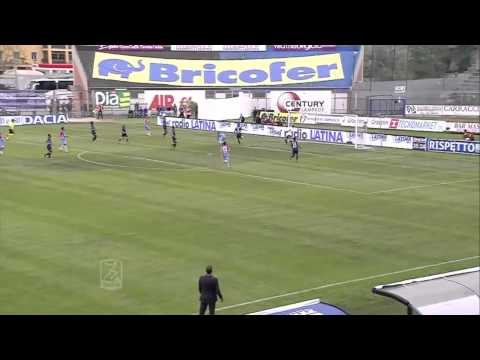 Latina 1-2 Catania 19/04/2015 2014-15 - 36°