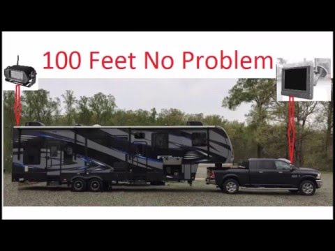 4UCam Digital Wireless Backup Camera signal range testing and review - For RV and Trailer