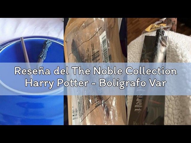 Vídeo relacionado con The Noble Collection Harry Potter - Bolígrafo Varita y Marcapáginas Harry Potter
