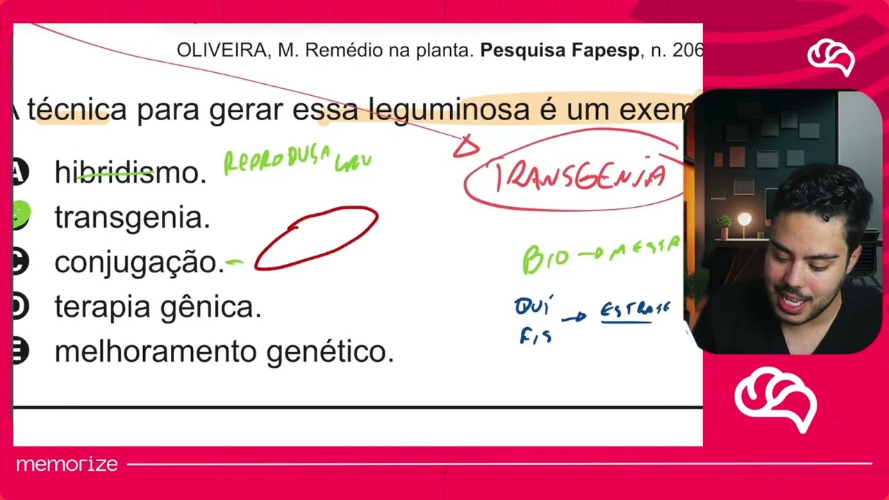 Resolução em Vídeo — Questão 115 ENEM 2020
