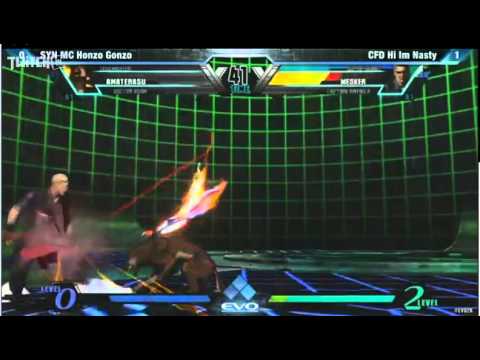 EVO2012 UMVC3 SYN MC Honzo Gonzo vs CFD Hi Im Nasty