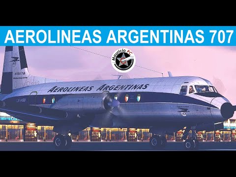 El avión que se enfrentó a la tormenta - Aerolíneas Argentinas 707