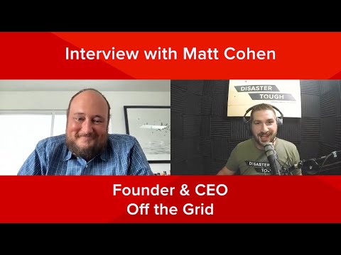 Interview with Matt Cohen of Off The Grid - YouTube