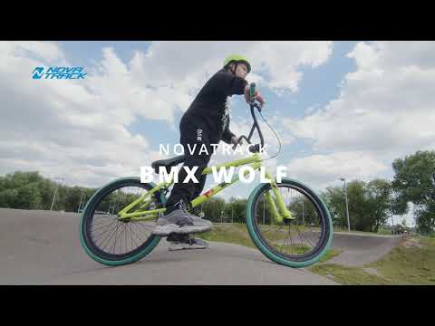 Миниатюра изображения товара Велосипед Novatrack 20 Bmx Wolf 20BMX.WOLF.BK4 (черный)