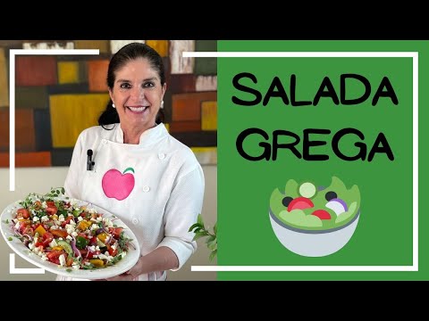 Como fazer a famosa SALADA GREGA! Receita fácil, prática e deliciosa / Lilian Chef