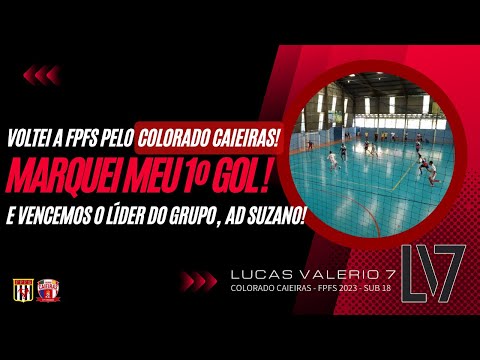 FUTSAL 2023 / FPFS SUB-18 -  MEU 1º GOL NO CAMPEONATO (CONTRA O ENTÃO LÍDER, AD SUZANO)