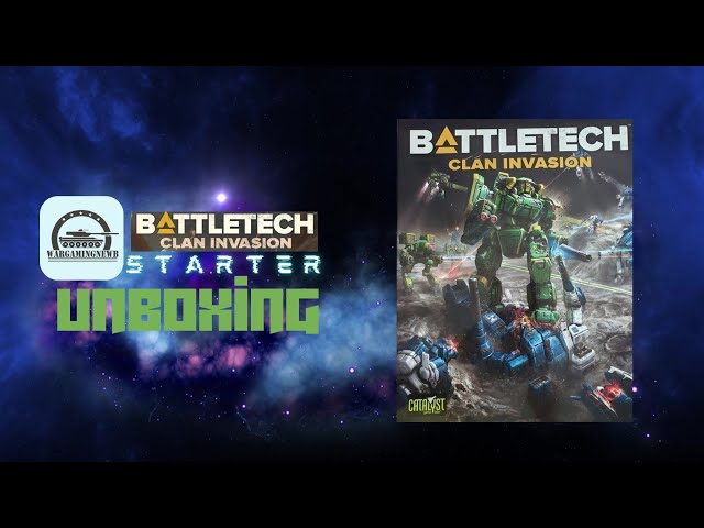Vídeo relacionado con Catalyst Game Labs- BattleTech Clan Invasion Box Lobo Miniature Game, Multicolor (CAT35030)