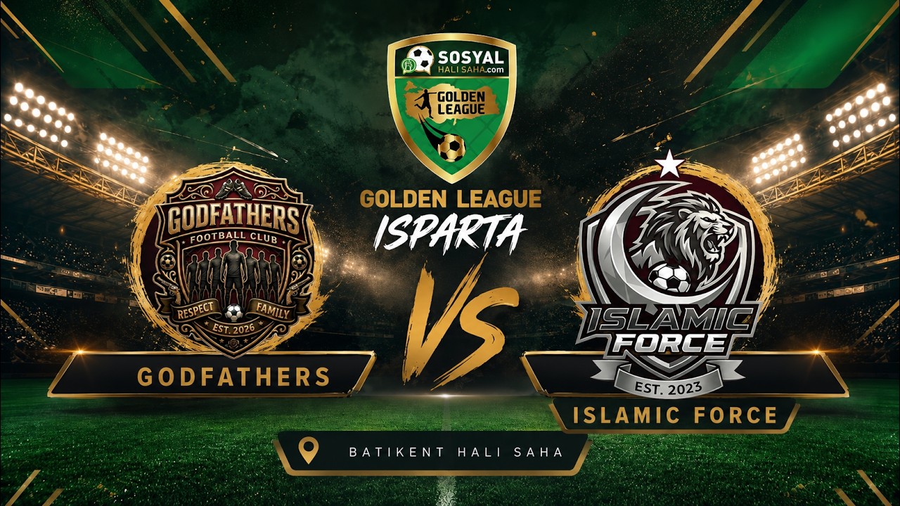 SOSYAL HALI SAHA GOLDEN LEAGUE / 2026 AÇILIŞ SEZONU / ISPARTA /  GODFATHERS - İSLAMİC FORCE